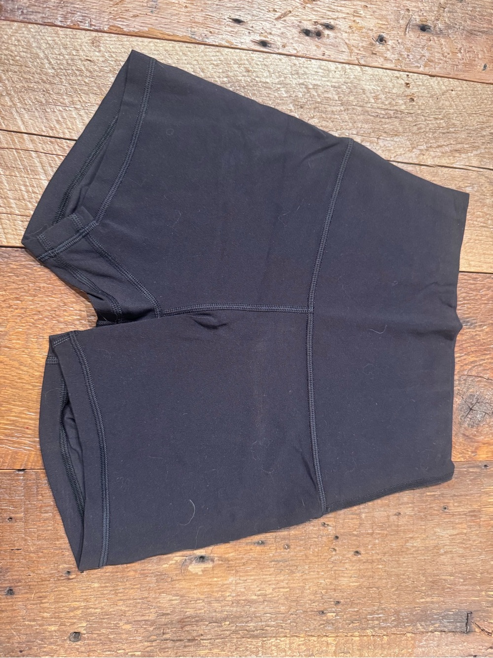 lululemon athletica Black High-Rise Athletic Bike Shorts